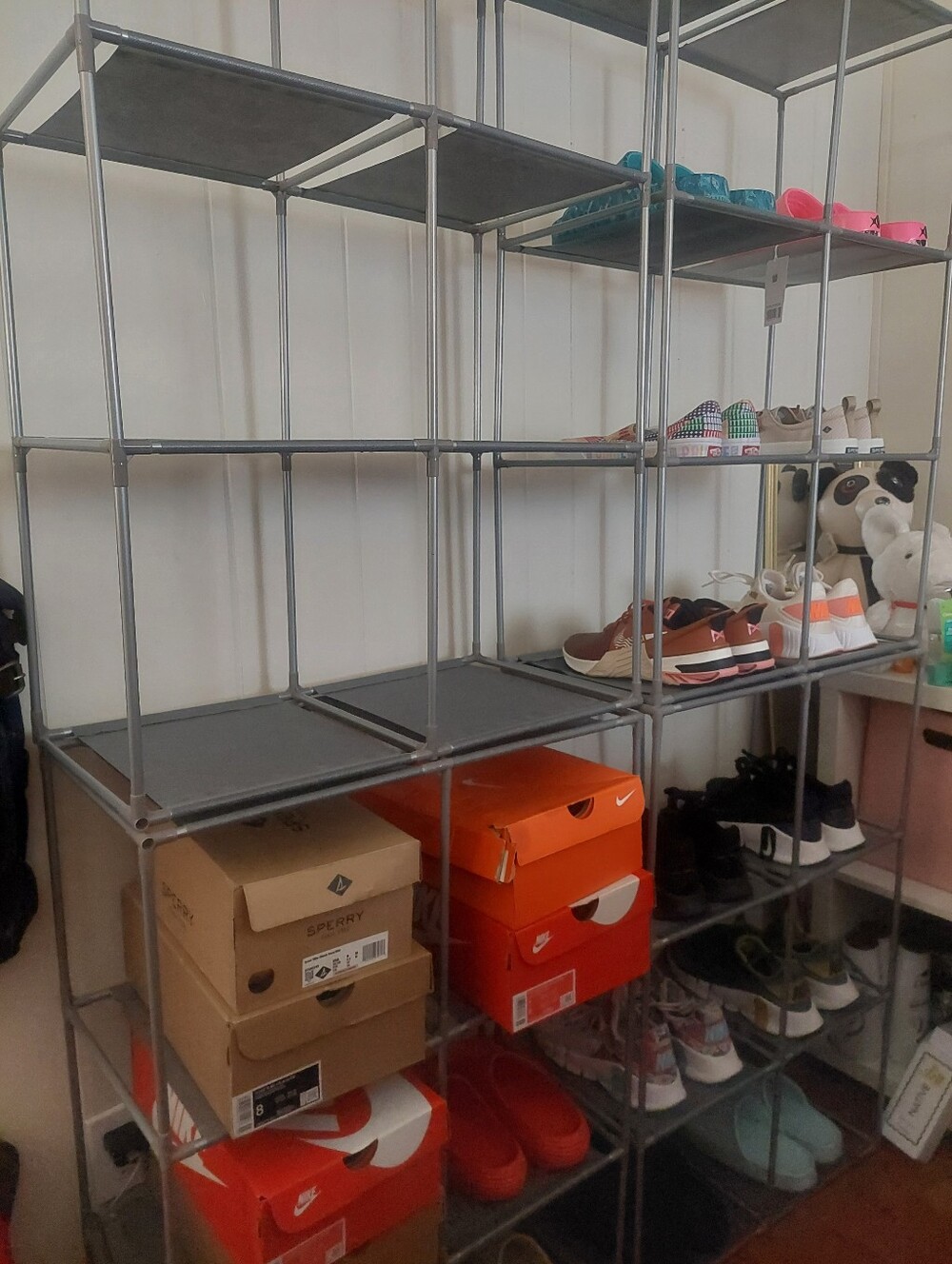 New Clean Organize Store 6 CubE Storage Rack COS Portable No Tools Needed
